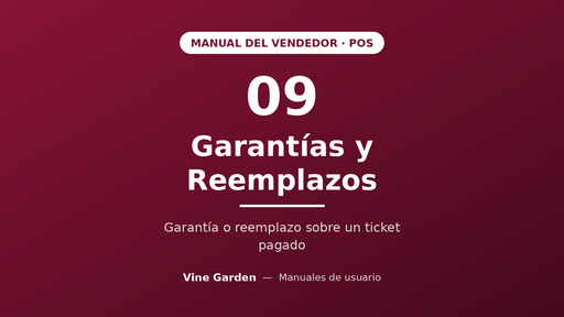 Garantías y Reemplazos · POS